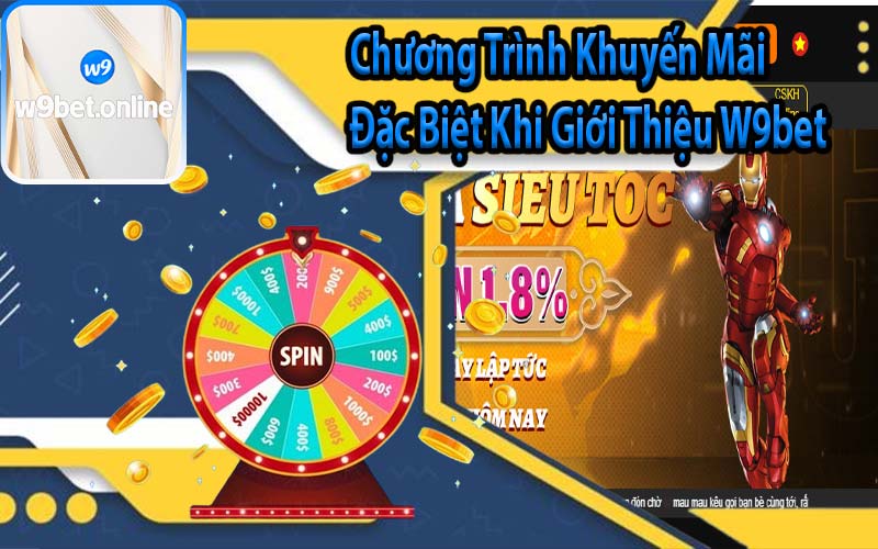 Chương Trình Khuyến Mãi Đặc Biệt Khi Giới Thiệu W9bet